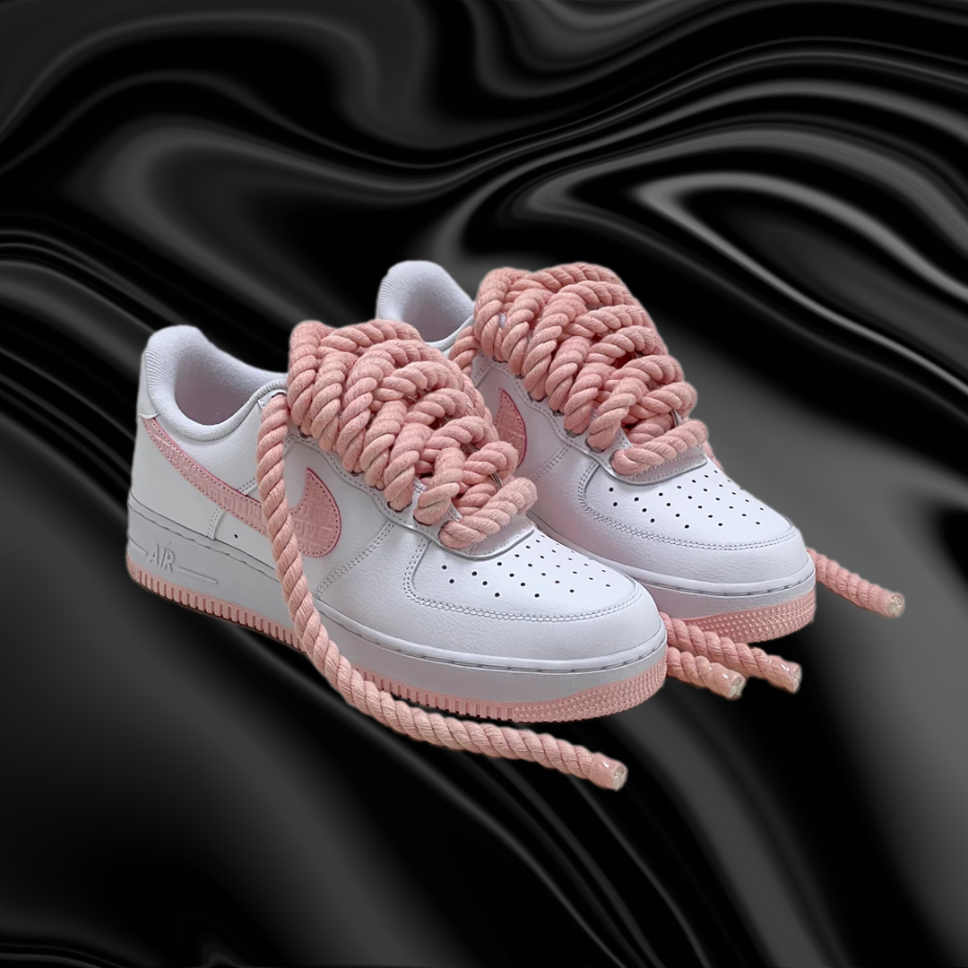 AIRFORCE 1 ROPE LACES LOW ‘07 “WHITE/MAUVE/PINK”