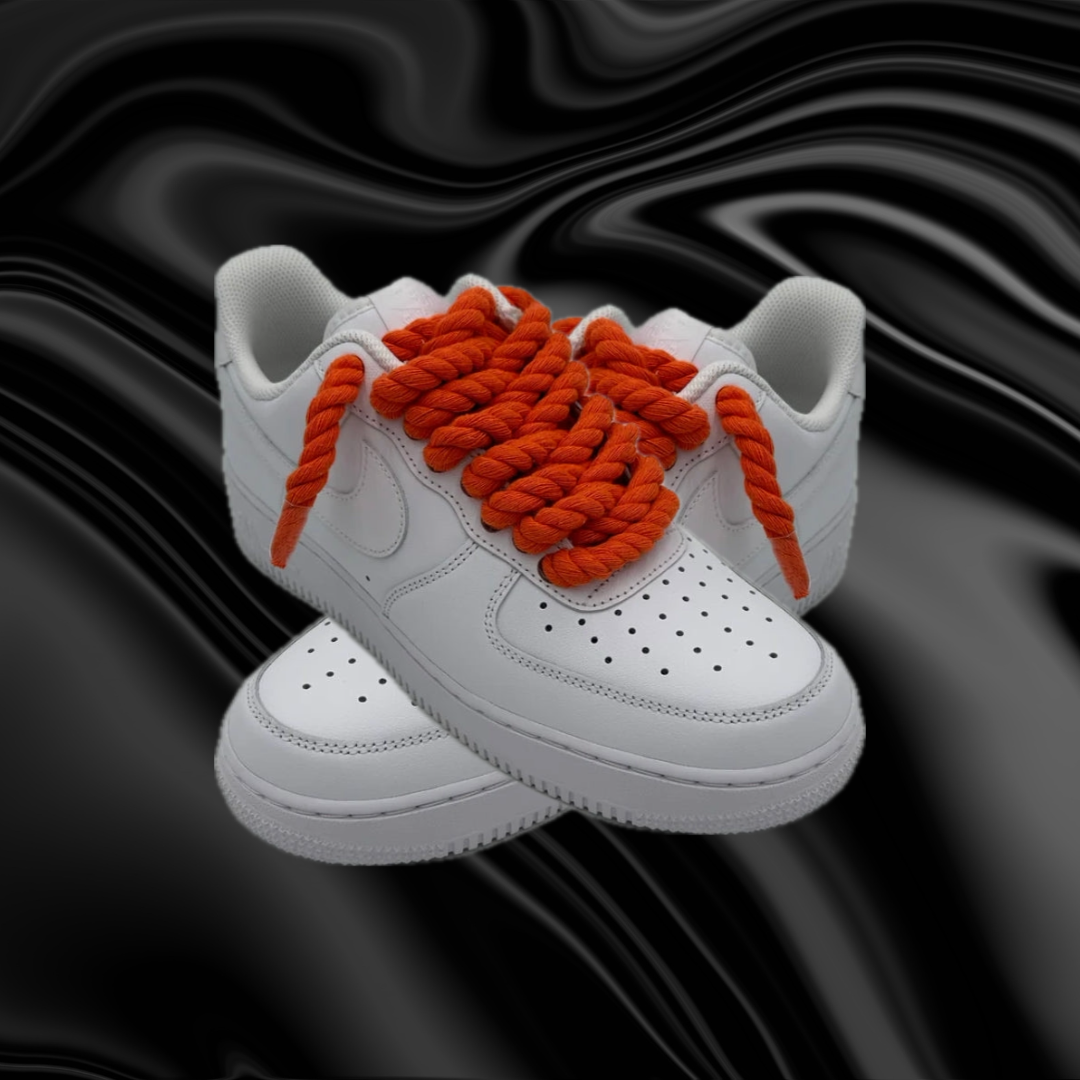AIRFORCE 1 ROPE LACES LOW ‘07 “WHITE/ORANGE”