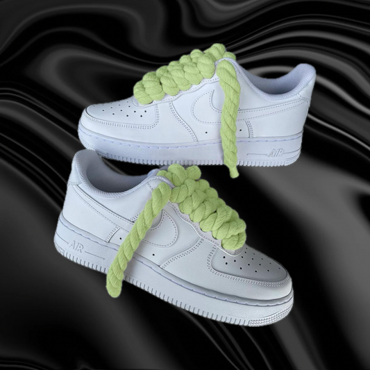 AIRFORCE 1 ROPE LACES LOW ‘07 “WHITE/LIME”