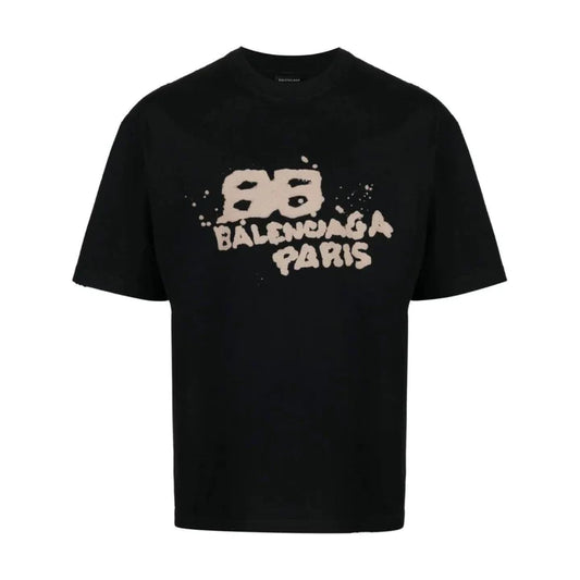 BALENCIAGA Logo-Print Short Sleeved T-Shirt